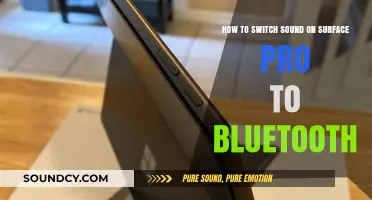 Effortlessly Connect: Switching Sound on Surface Pro to Bluetooth