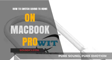 Effortlessly Switch Sound to HDMI on Your MacBook Pro: A Guide