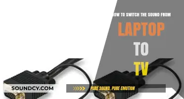 Seamless Audio Transition: Laptop to TV Sound Switching Guide