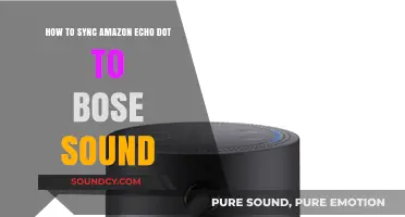 Seamlessly Sync Your Amazon Echo Dot to Bose Sound System