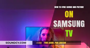 Syncing Sound and Picture on Your Samsung TV: A Step-by-Step Guide