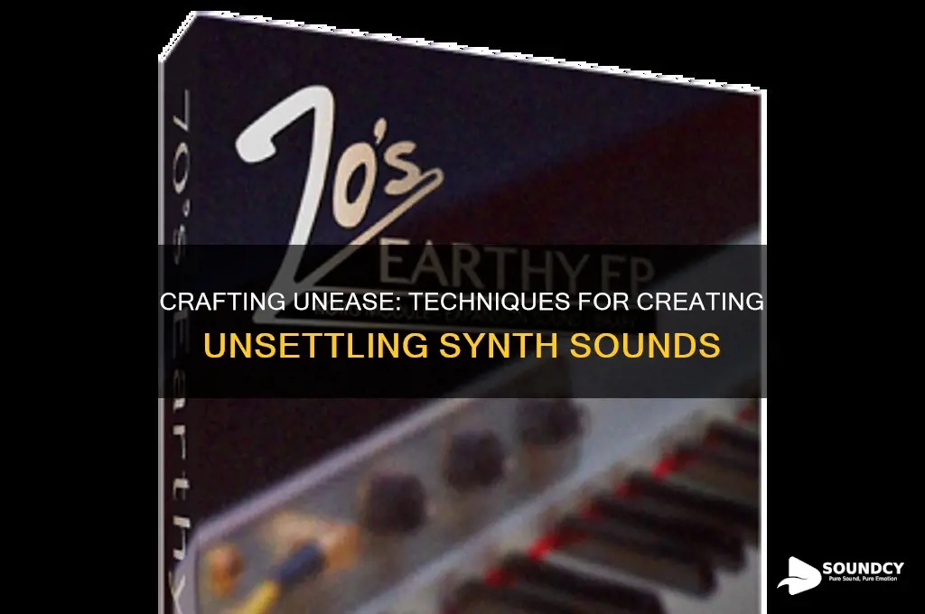 how to synthesizers sound uneasy