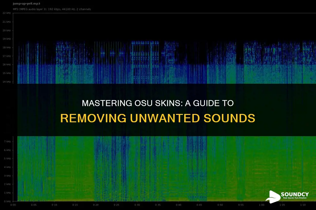 how to take a sound out of osu skin
