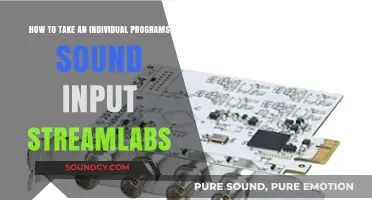 Capturing Sound: A Guide to Individual Program Audio in Streamlabs