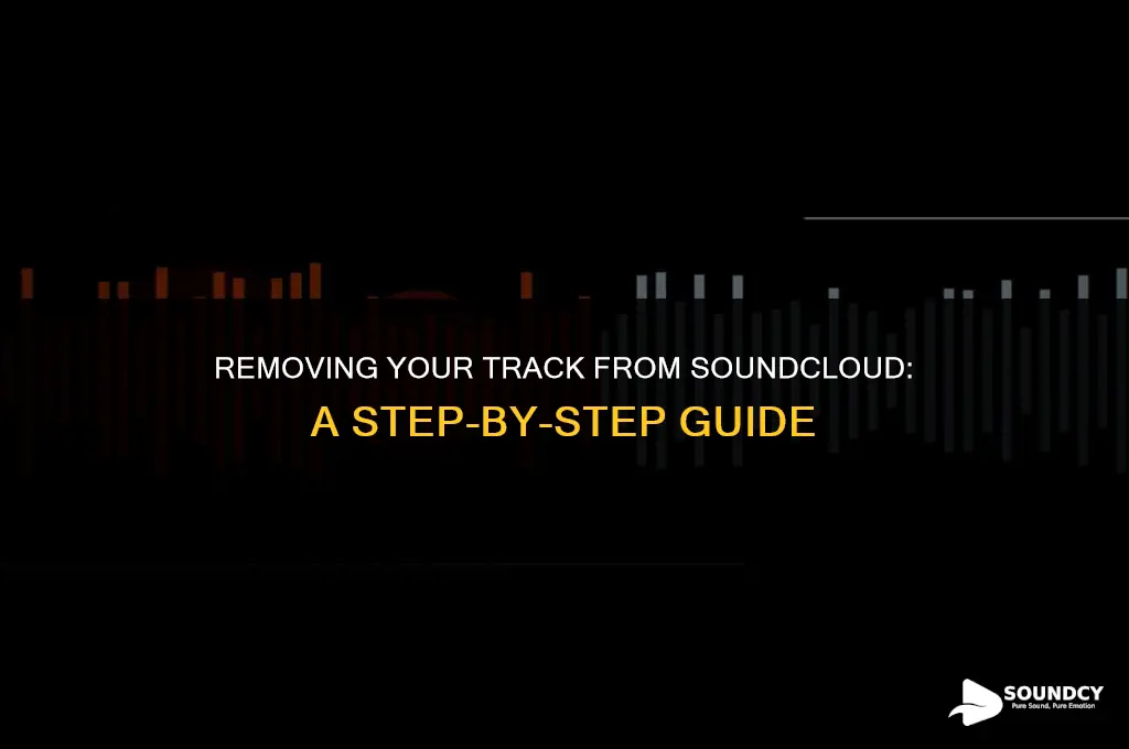 how to take down a track on sound cloud