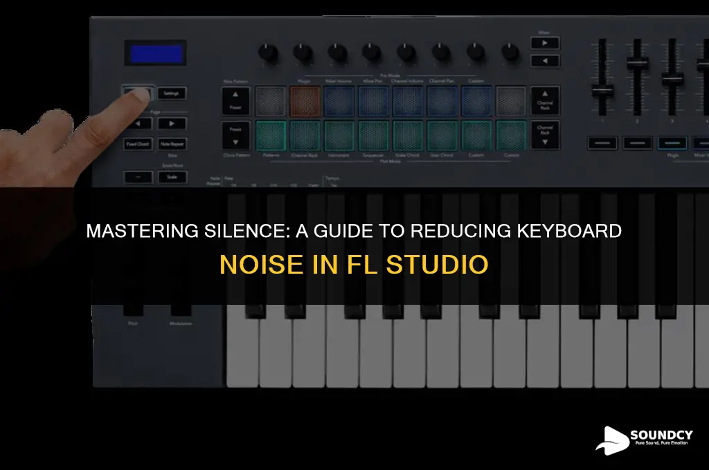 how to take keyboard sounds down in fl studio