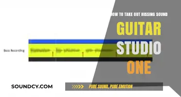 Eliminate Hissing Sounds in Your Guitar Recordings: A Studio One Guide