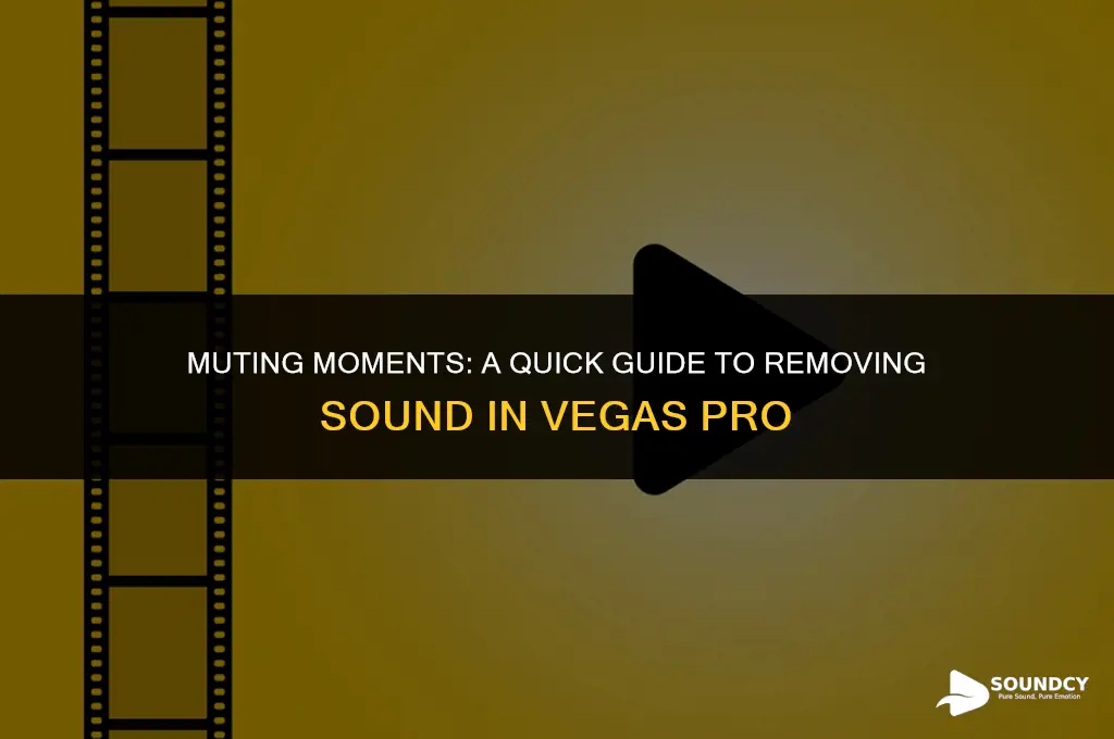 how to take sound off a clip in vegas