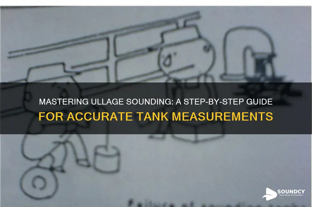 how to take ullage sounding
