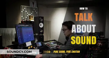 Mastering the Art of Discussing Sound: Tips and Techniques