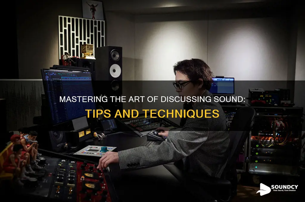 how to talk about sound