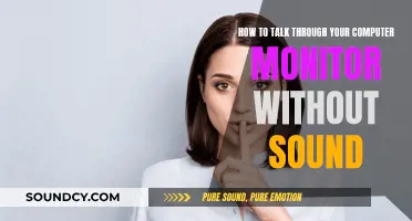 Silent Communication: Talking Through Your Computer Monitor