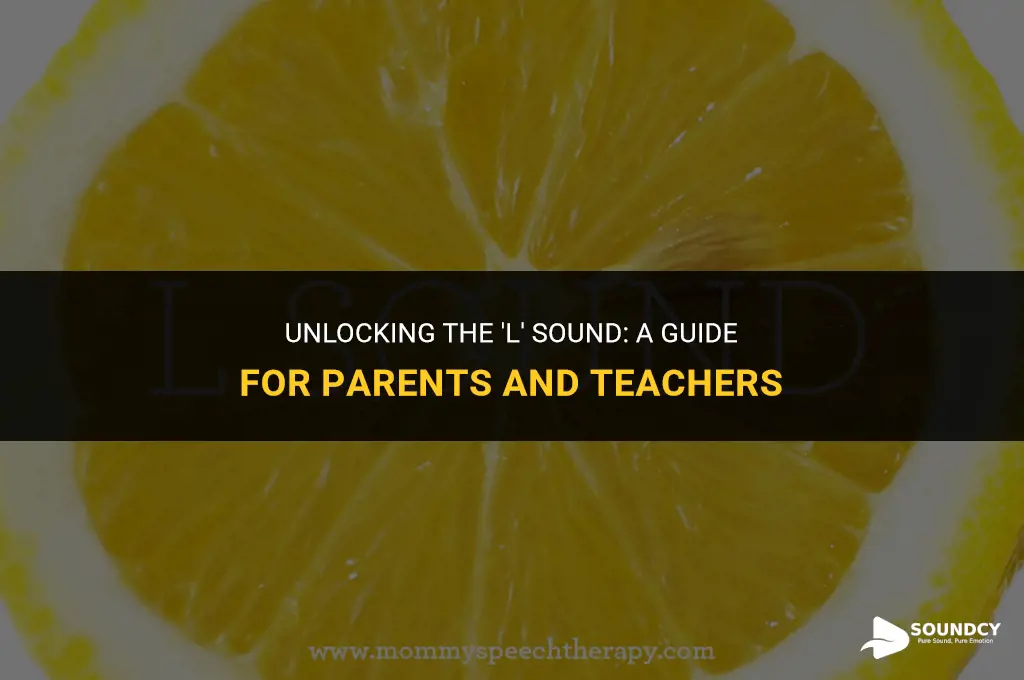 how to teach a child to say l sound