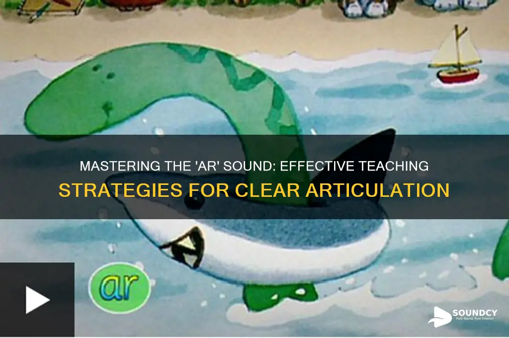 how to teach ar sound