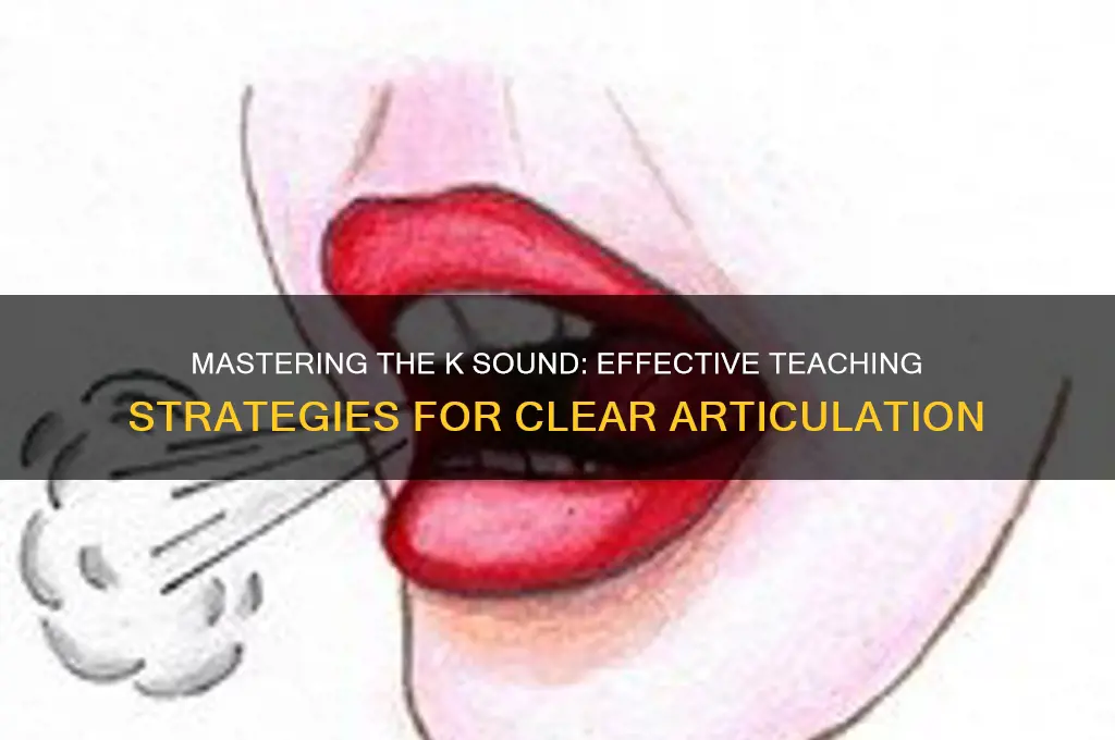 how to teach k sound