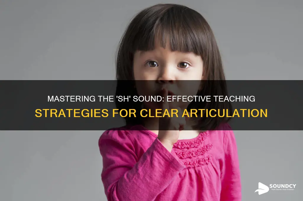 how to teach sh sound