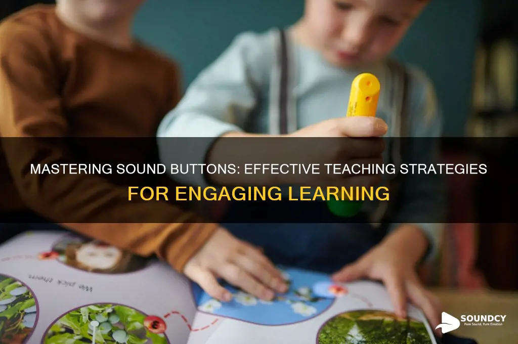 how to teach sound buttons