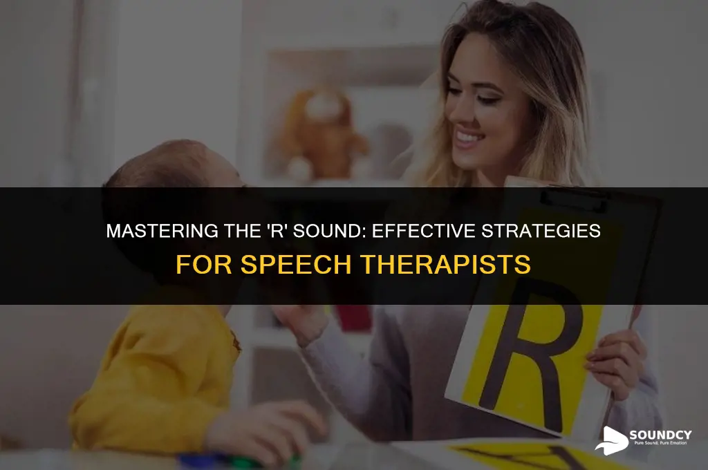 how to teach the r sound in speech therapy