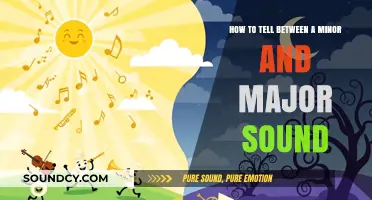 Distinguishing Minor and Major Sounds: A Comprehensive Guide