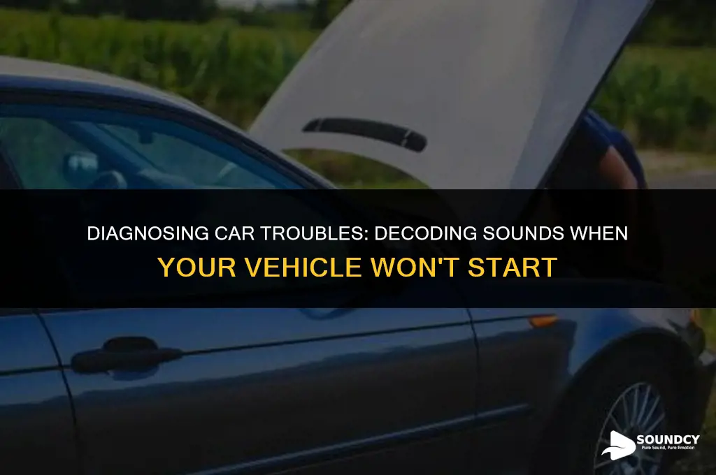 how to tell from sound why car wont start