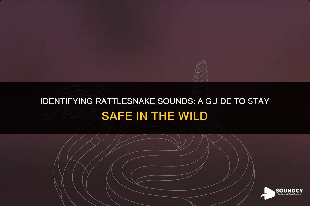 how to tell if the sound is a rattlesnake