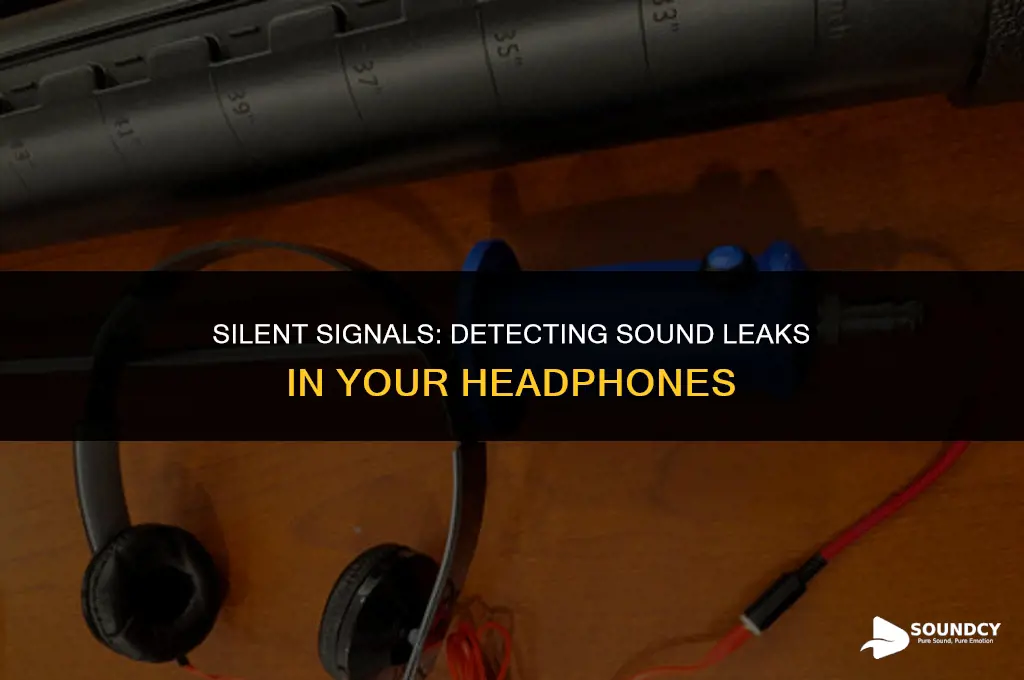 how to tell if your headphones are leaking sound