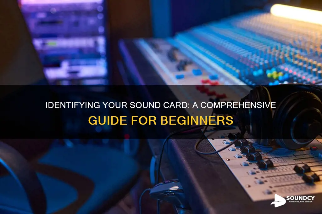 how to tell sound card