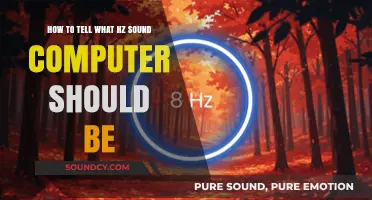 Decoding the Ideal Hz for Your Computer's Sound System