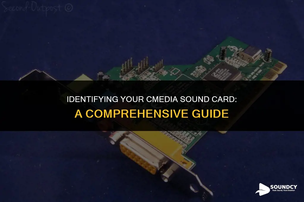 how to tell which cmedia sound card i have