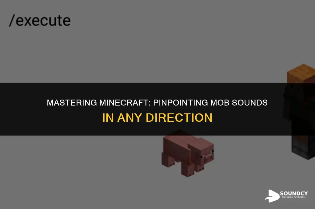 how to tell which direction mob sounds are in