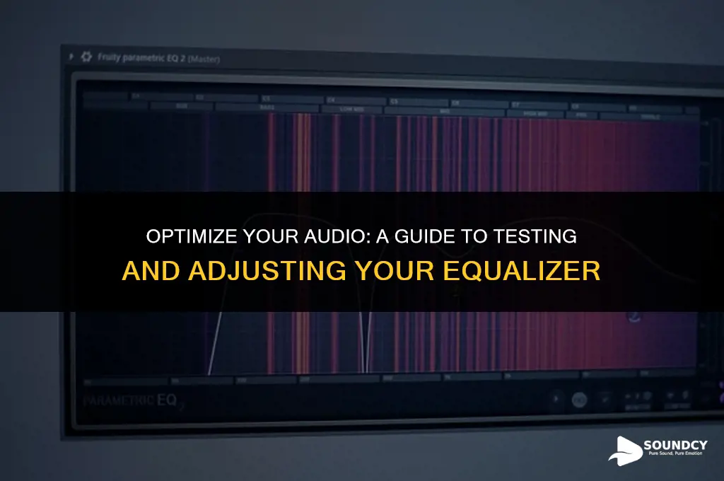 how to test and adjust equalizer for best sound