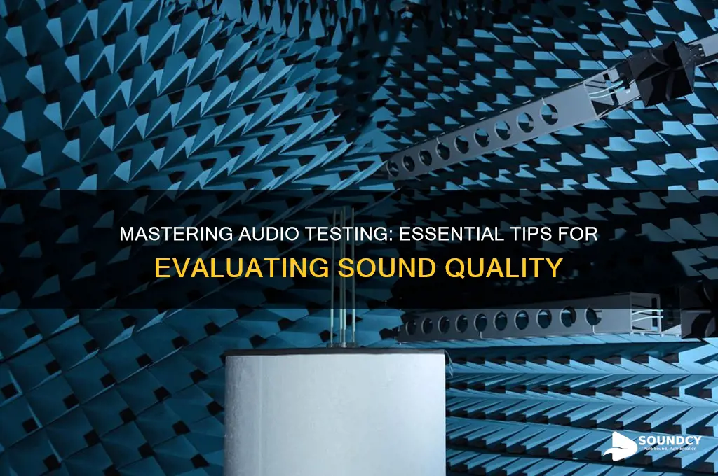 how to test sound quality