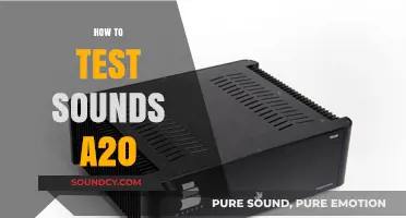 Mastering Sound Testing: A Comprehensive Guide for the A20 Device