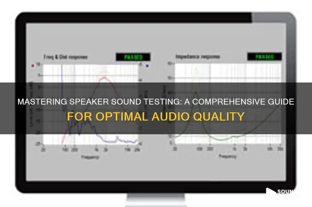 how to test speaker sound