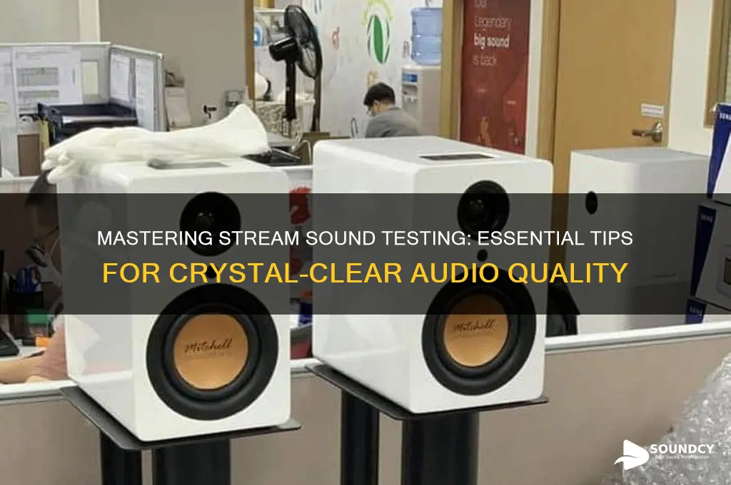 how to test stream sound