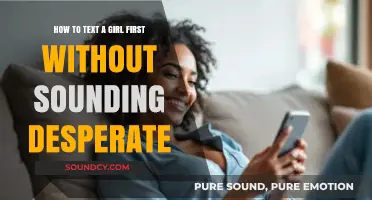 Mastering the Art of the First Text: Confidence Over Desperation