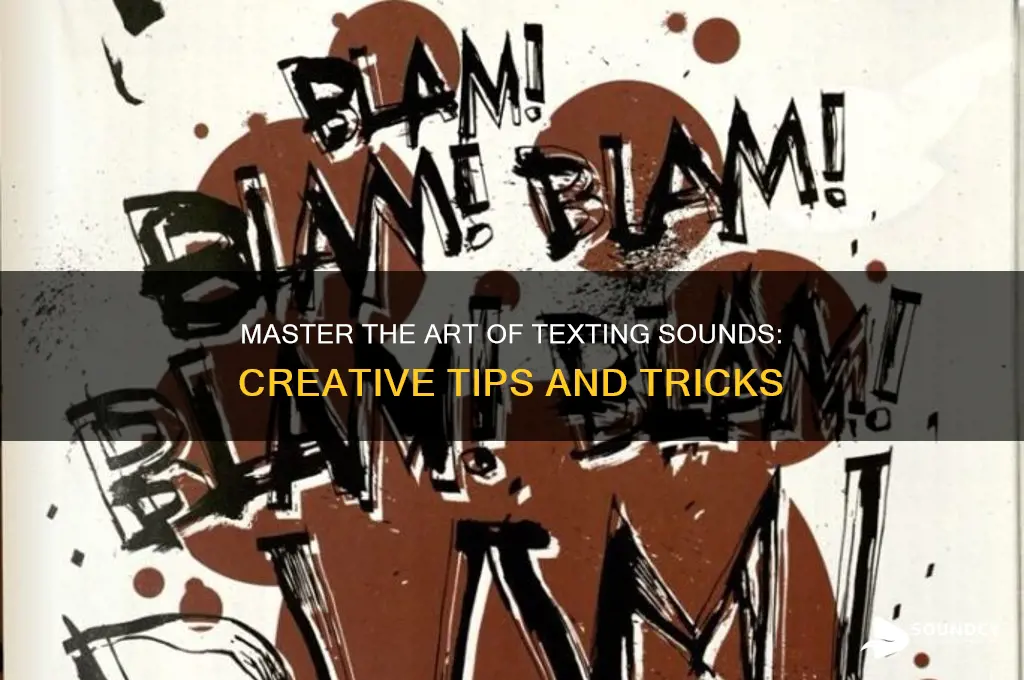 how to text a sound