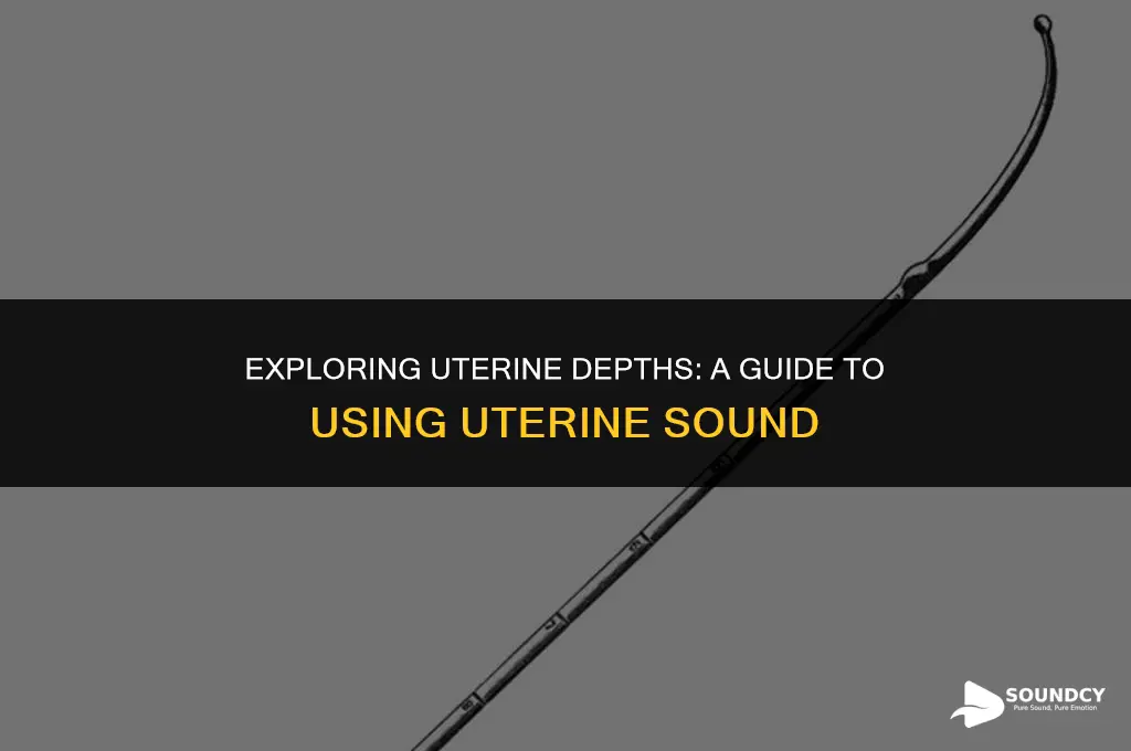 how to the depth of uterus with uterine sound