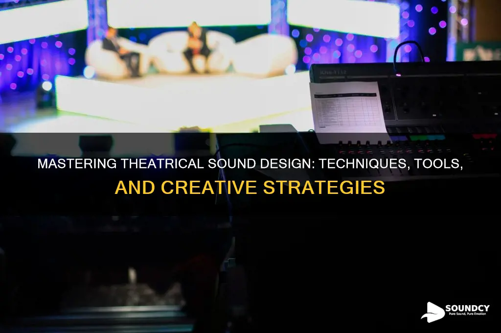 how to theatrical sound design