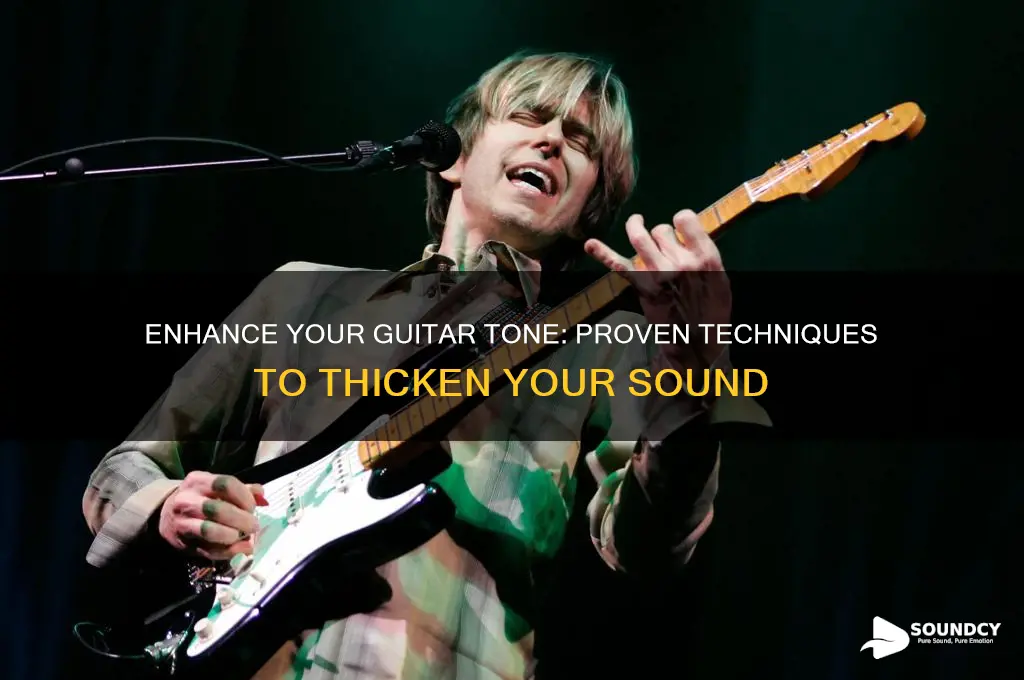 how to thicken guitar sound