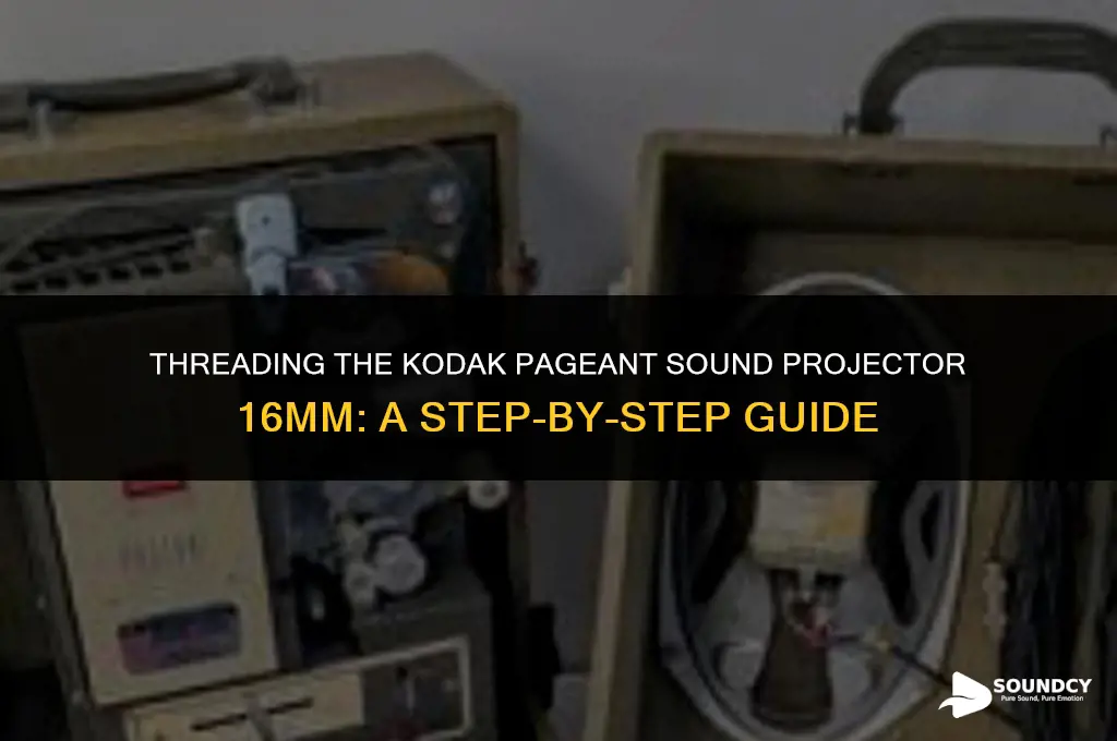 how to thread a kodak pageant sound projector 16mm