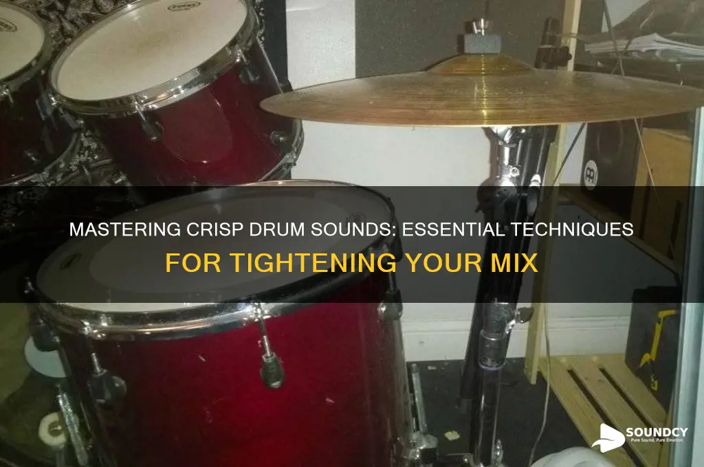 how to tighten drum sounds