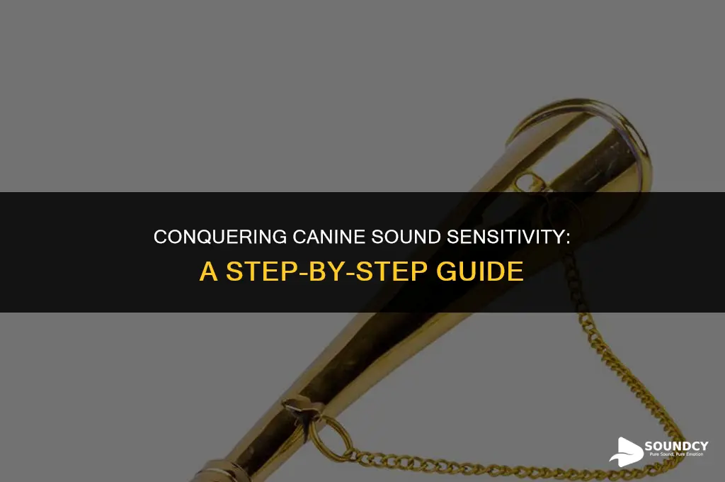how to train dog to not fear a sound