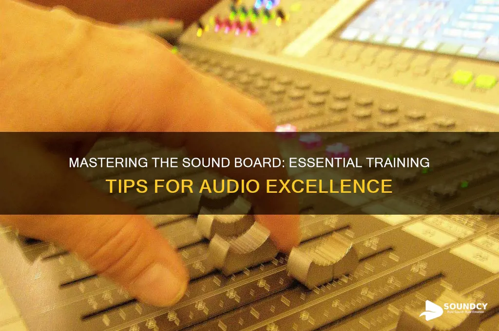 how to train sound board