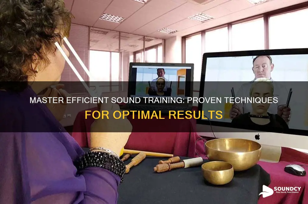 how to train sound efficiently