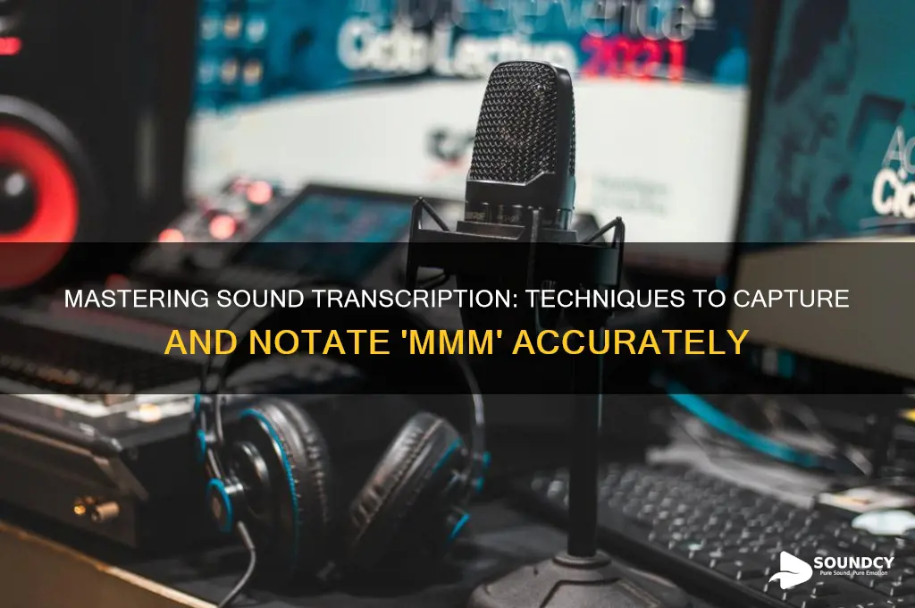 how to transcribe sounds mmm