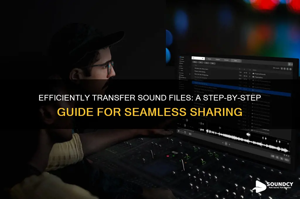 how to transfer sound files