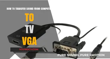 Effortless Audio Transfer: Computer to TV via VGA