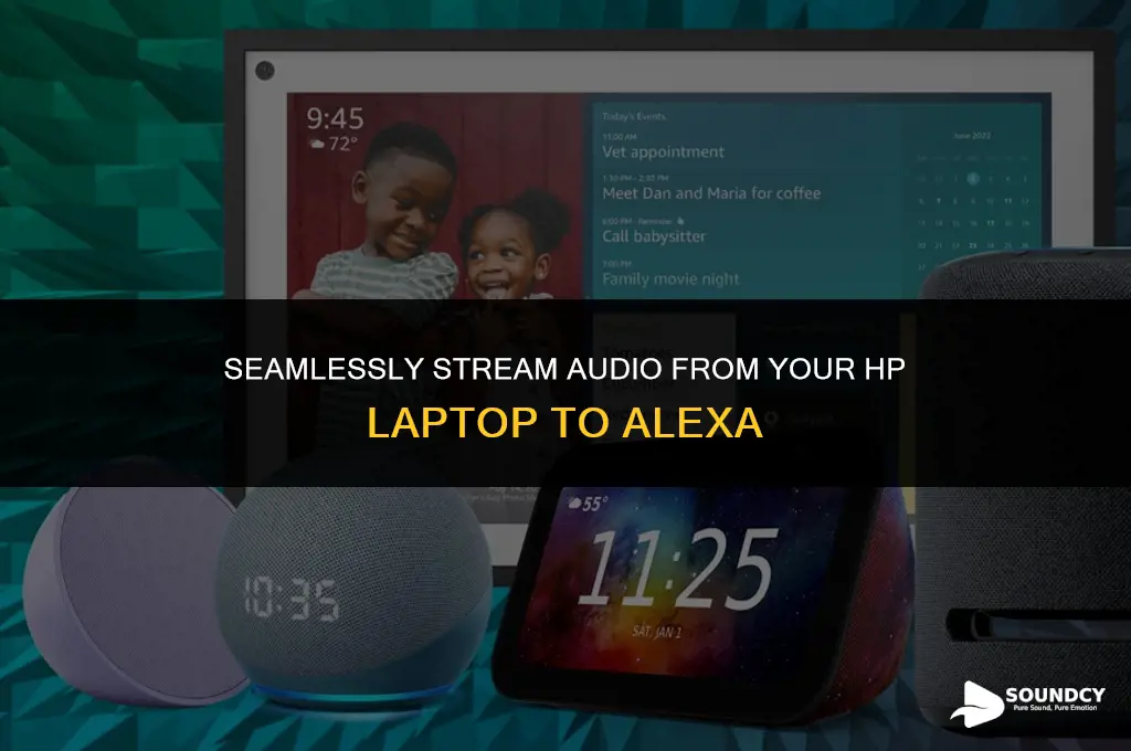how to transfer sound from hp laptop to alexa