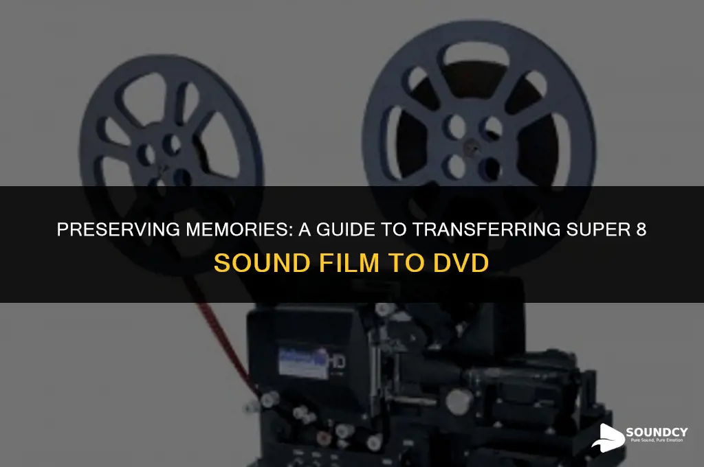 how to transfer super 8 sound film on dvd